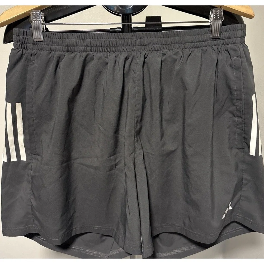 adidas men Adizero Running Split Shorts gray size XL5